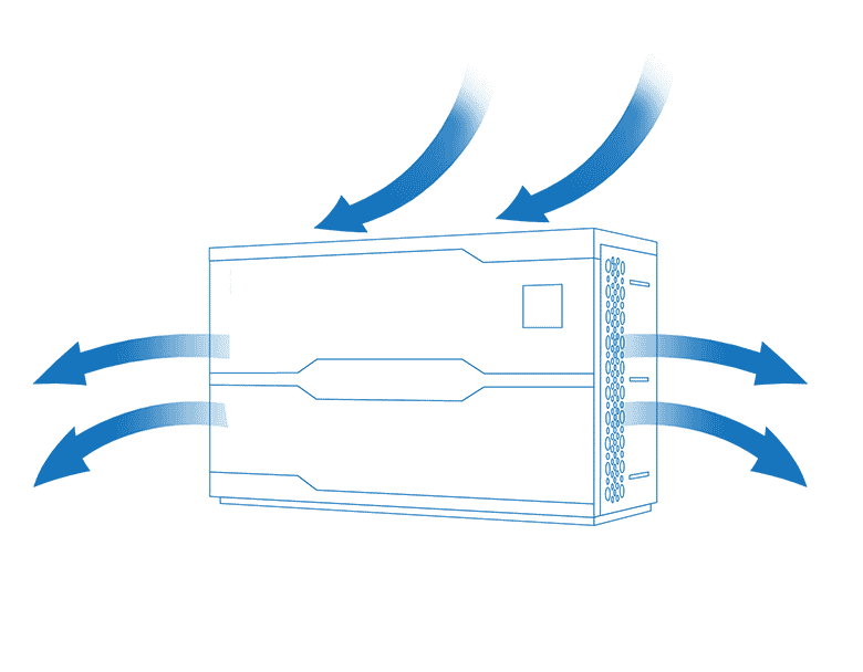 Double-side Airflow Outlet